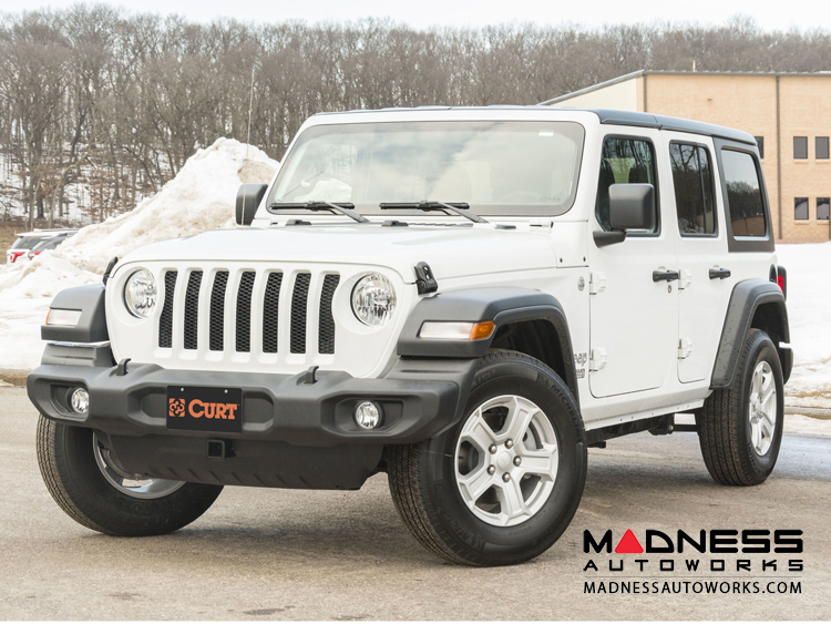 Jeep Wrangler JL Mount Hitch w/ 2" Receiver Front MADNESS Autoworks